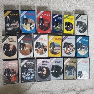 The Prisoner Patrick McGoohan Complete TV Series w/Lost Episode 18 VHS Tape Set